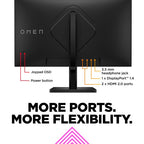 OMEN by HP 27 inch QHD 165Hz Gaming Monitor - OMEN 27q