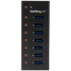 StarTech.com 7-Port USB 3.0 Hub (5Gbps) - Desktop or Wall-Mountable Metal Enclosure