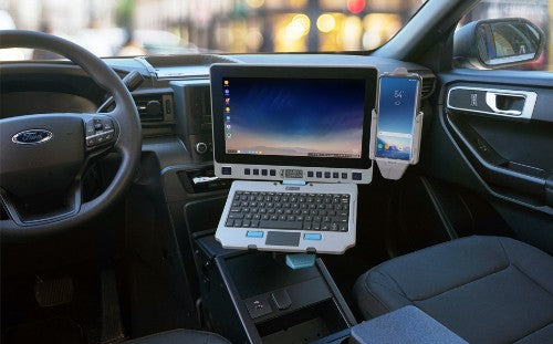 Gamber-Johnson 7160-1451-00 portable TV/monitor Black, Grey 33.8 cm (13.3") LED 1920 x 1080 pixels