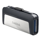 SanDisk 173338 USB flash drive 64 GB USB Type-A / USB Type-C Black, Silver