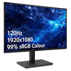 Acer Vero B7 Vero B247YG 23.8" Full HD 16:9 ZeroFrame IPS 120Hz 4ms USB-Hub AdaptiveSync Computer Monitor