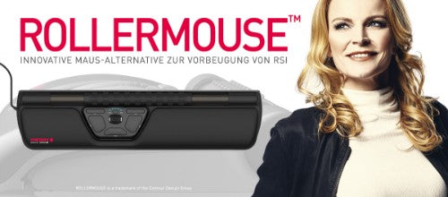 CHERRY ROLLERMOUSE™ mouse Ambidextrous USB Type-A Optical 2800 DPI