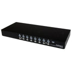 StarTech.com 16 Port 1U Rackmount USB KVM Switch Kit with OSD and Cables - TAA