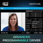 Adesso CyberTrack H4 webcam 2.1 MP 1920 x 1080 pixels USB 2.0 Black, Silver