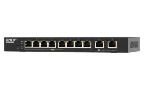 QNAP QSW-L2110-10T network switch Managed Desktop Black