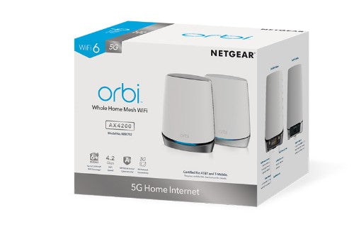 NETGEAR NBK752 wireless router Gigabit Ethernet Tri-band (2.4 GHz / 5 GHz / 5 GHz) 5G Grey