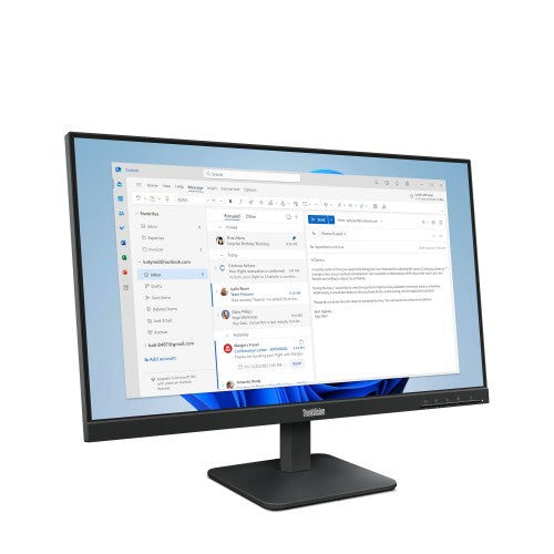 Lenovo ThinkVision S24-4e LED display 60.5 cm (23.8") 1920 x 1080 pixels Full HD Black