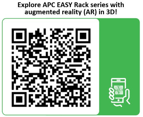 APC Easy Rack, 48U, Black, With Roof, Castors, Feet, 4 Brackets, and Side Panels, No Bottom, 2258H x 800W x 1000D mm