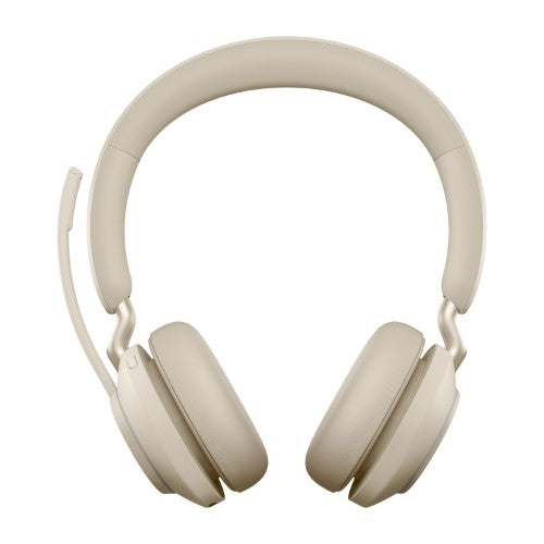 Jabra Evolve2 65 USB-A Beige MS Chrg stand Stereo