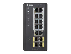 D-Link 14-Port L2 Managed Switch with 10 x 10/100/1000BaseT(X) (8 PoE) & 4 x 100/1000BaseSFP