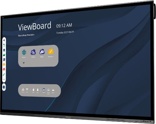 Viewsonic IFP8662 Signage Display Interactive flat panel 2.18 m (86") LED Wi-Fi 350 cd/m² 4K Ultra HD Black Touchscreen Built-in processor Android 8.0