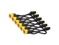 APC Power Cord Kit (6 ea), Locking, C19 to C20, 0.6m