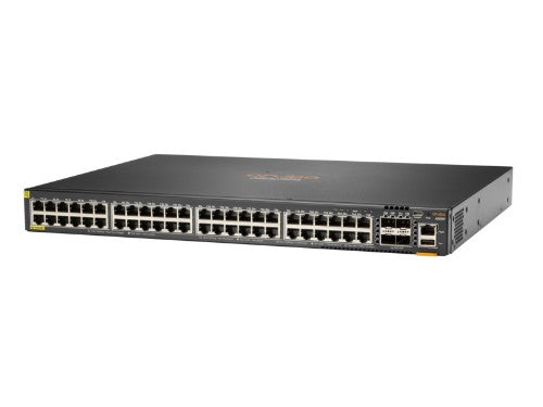HPE Aruba Networking Aruba 6300F 48-port 1GbE Class 4 PoE & 4-port SFP56 Managed L3 Gigabit Ethernet (10/100/1000) Power over Ethernet (PoE) 1U Grey