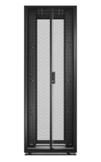 APC Easy Rack, 48U, Black, With Roof, Castors, Feet, 4 Brackets, and Bottom, No Side Panels, 2258H x 800W x 1000D mm