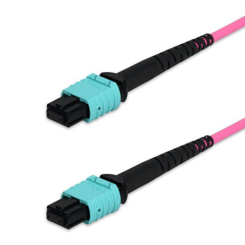 AddOn Networks ADD-MPOMPO-2M5OM4LZ-MA InfiniBand/fibre optic cable 2 m MPO OFNG Aqua colour, Magenta