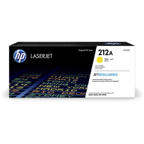 HP W2122A/212A Toner cartridge yellow, 4.5K pages ISO/IEC 19752 for HP CLJ M 554