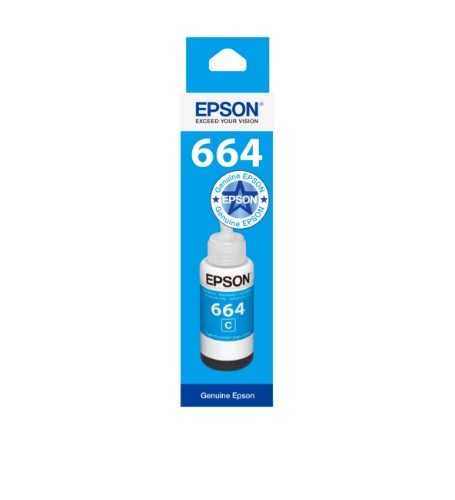 Epson C13T664240/664 Ink bottle cyan, 6.5K pages 70ml for Epson L 300/655