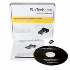 StarTech.com Mini USB Bluetooth 4.0 Adapter - 50m (165ft) Class 1 EDR Wireless Dongle