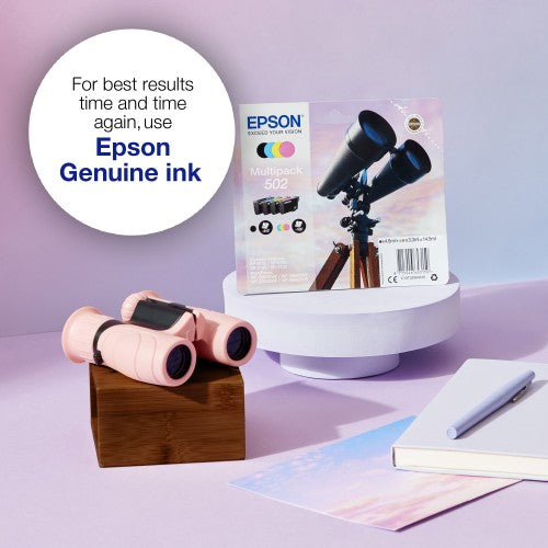 Epson C13T02V14010/502 Ink cartridge black, 210 pages 4,6ml for Epson XP 5100