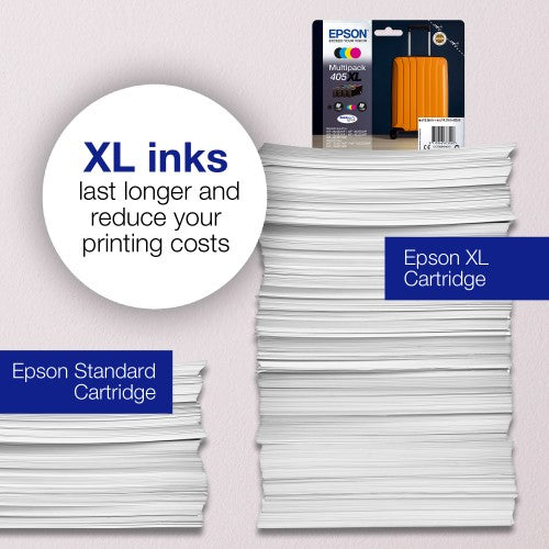 Epson C13T05H34010/405XL Ink cartridge magenta high-capacity, 1.1K pages 14.7ml for Epson WF-3820/7830