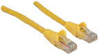 Intellinet Network Patch Cable, Cat6, 2m, Yellow, CCA, U/UTP, PVC, RJ45, Gold Plated Contacts, Snagless, Booted, Lifetime Warranty