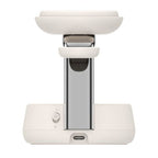 Belkin WIZ040MYSD mobile device charger Headphones, Smartphone Chrome, White USB Wireless charging Fast charging Indoor