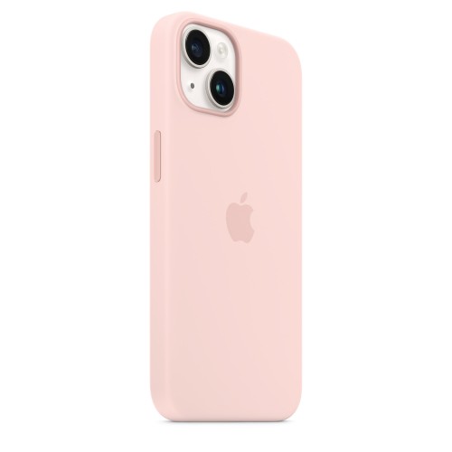 Apple iPhone 14 Silicone Case with MagSafe - Chalk Pink