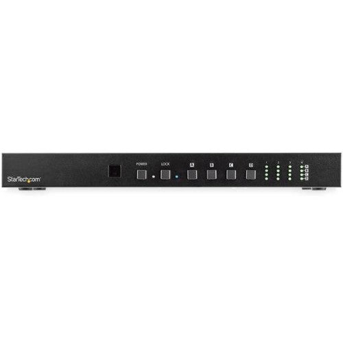 StarTech.com 4x4 HDMI Matrix Switch with Audio and Ethernet Control - 4K 60Hz - TAA