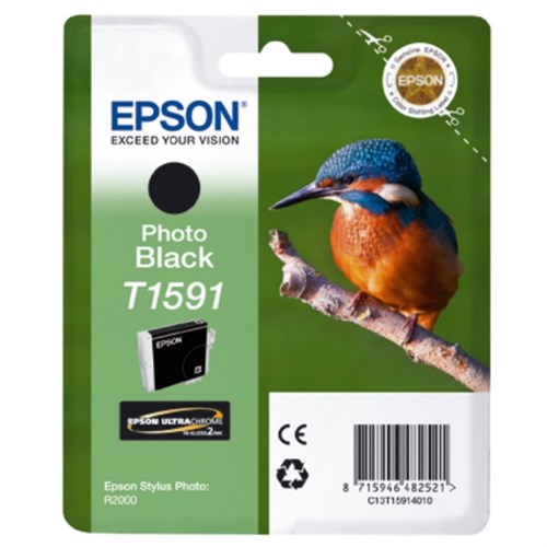 Epson C13T15914010/T1591 Ink cartridge foto black 17ml for Epson Stylus Photo R 2000