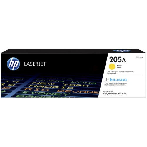 HP CF532A/205A Toner cartridge yellow, 900 pages ISO/IEC 19798 for HP MFP 180