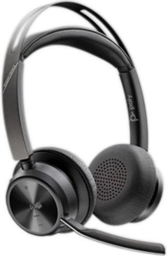 HP Poly Voyager Focus 2 Microsoft Teams Certified USB-C-C Headset +USB-C/A Adapter