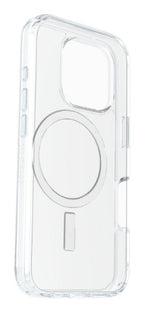 OtterBox Symmetry Series Clear for MagSafe + Premium Glass + Fast Charge Wall Charger USB-C 30W Type G for Apple iPhone 16 Pro