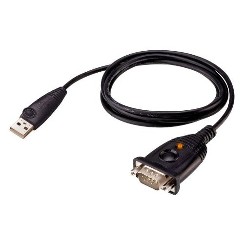 ATEN UC232AF serial cable Black 1.2 m USB Type-A DB-9