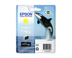 Epson C13T76044010/T7604 Ink cartridge yellow, 2.1K pages 25.9ml for Epson SC-P 600