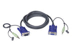 ATEN VGA / Audio Cable KVM cable Black 1.8 m