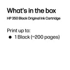 HP CB335EE/350 Printhead cartridge black, 200 pages ISO/IEC 24711 4.5ml for HP DeskJet D 4260/OfficeJet J 5700/PhotoSmart C 4280/PhotoSmart C 5280/PhotoSmart D 5300