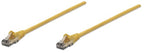 Intellinet Network Patch Cable, Cat6, 10m, Yellow, CCA, U/UTP, PVC, RJ45, Gold Plated Contacts, Snagless, Booted, Lifetime Warranty