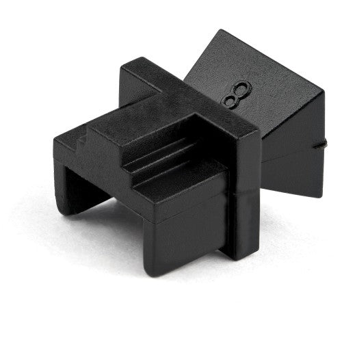 StarTech.com 100 Pack RJ45 Dust Covers - Reusable RJ45 Blanking Plug/ Dust Cap - Ethernet/LAN Port Protector/ Blocker - Snap In RJ45 Female Jack Protective Cover for Hubs Switches Routers - TAA
