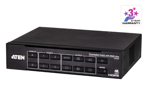 ATEN VP2420 matrix switcher Media presentation matrix switcher