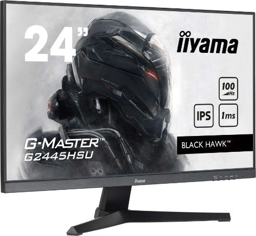 iiyama G-MASTER Get ahead with the G2445HSU Black Hawk monitor with IPS Panel Technology and 1ms MPRT