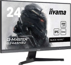 iiyama G-MASTER Get ahead with the G2445HSU Black Hawk monitor with IPS Panel Technology and 1ms MPRT