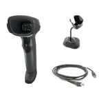 Zebra 1D/2D/OCR, 340 mA, IP52, Array Imager, Black, USB cable kit with Stand