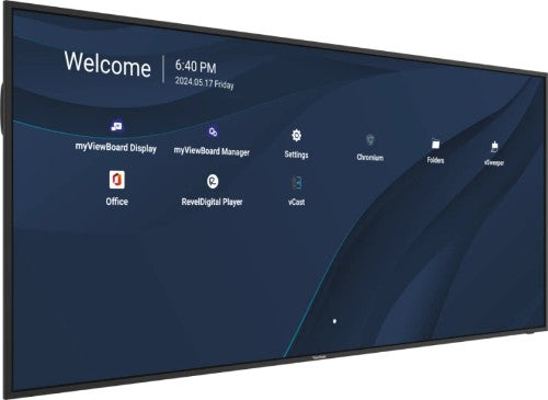 Viewsonic CDE105UW interactive whiteboard 2.67 m (105") 5120 x 2160 pixels Black