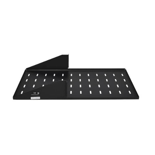 Tripp Lite SRSHELF2PCENTER SmartRack Center-Mounted Steel Rack Shelf - 2U, Vented, 21.5 in. Deep, Holds up to 100 lb. (45 kg)