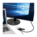 Tripp Lite U444-06N-HU-C USB-C to HDMI Adapter with USB 3.x (5Gbps) Hub Port and PD Charging, HDCP, White