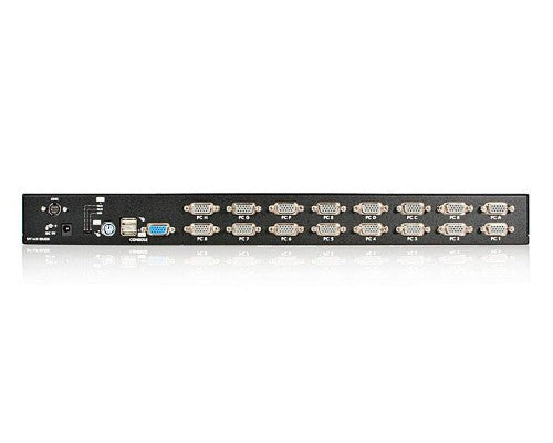 StarTech.com 16 Port 1U Rackmount USB PS/2 KVM Switch with OSD