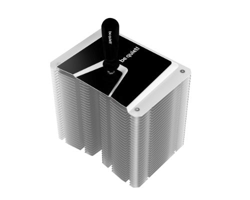 be quiet! Shadow Rock 3 White CPU Cooler, Single 120mm PWM Fan, For Intel Socket: 1700/1200 / 2066 / 1150 / 1151 / 1155 / 2011(-3) Square ILM, For AMD Socket: AM4 / AM3(+), 190W TDP, 163mm Height