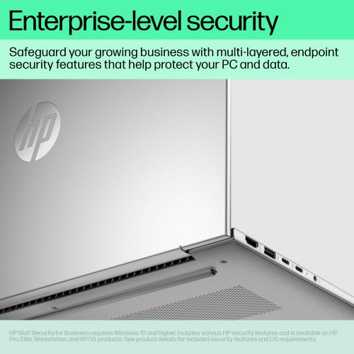 HP ProBook 460 G11 Intel Core Ultra 5 125U Laptop 40.6 cm (16") WUXGA 24 GB DDR5-SDRAM 256 GB SSD Wi-Fi 6E (802.11ax) Windows 11 Pro AI PC Silver