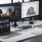 StarTech.com Thunderbolt 5 Universal Docking Station for Mac & Windows with Quad Monitors, 140W Power Delivery, 120Gbps Bandwidth Boost, 2.5Gb Ethernet, USB-C & USB-A Ports