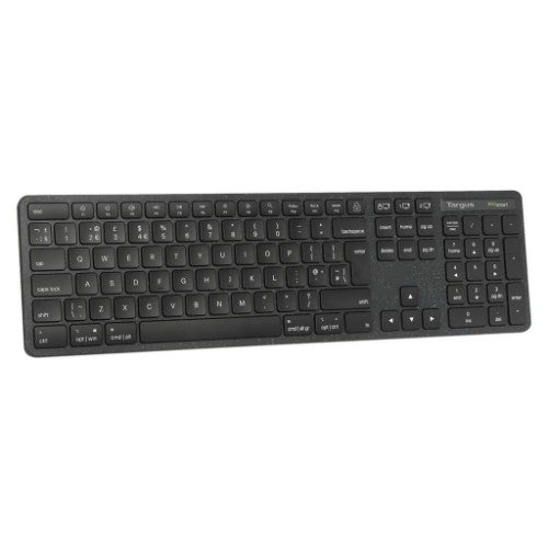 Targus EcoSmart AKB873FR keyboard Universal RF Wireless + Bluetooth AZERTY French Black